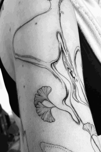 P, A - tatuajes botanicos