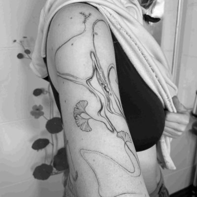 custom leaves and paint stoke abstract art (1) custom leaves and paint stoke abstract art (1)