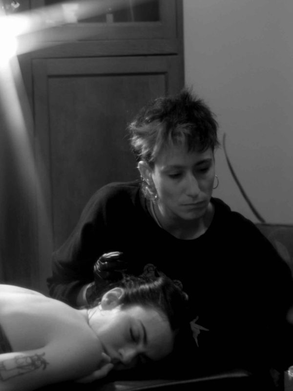 fine line tattooing